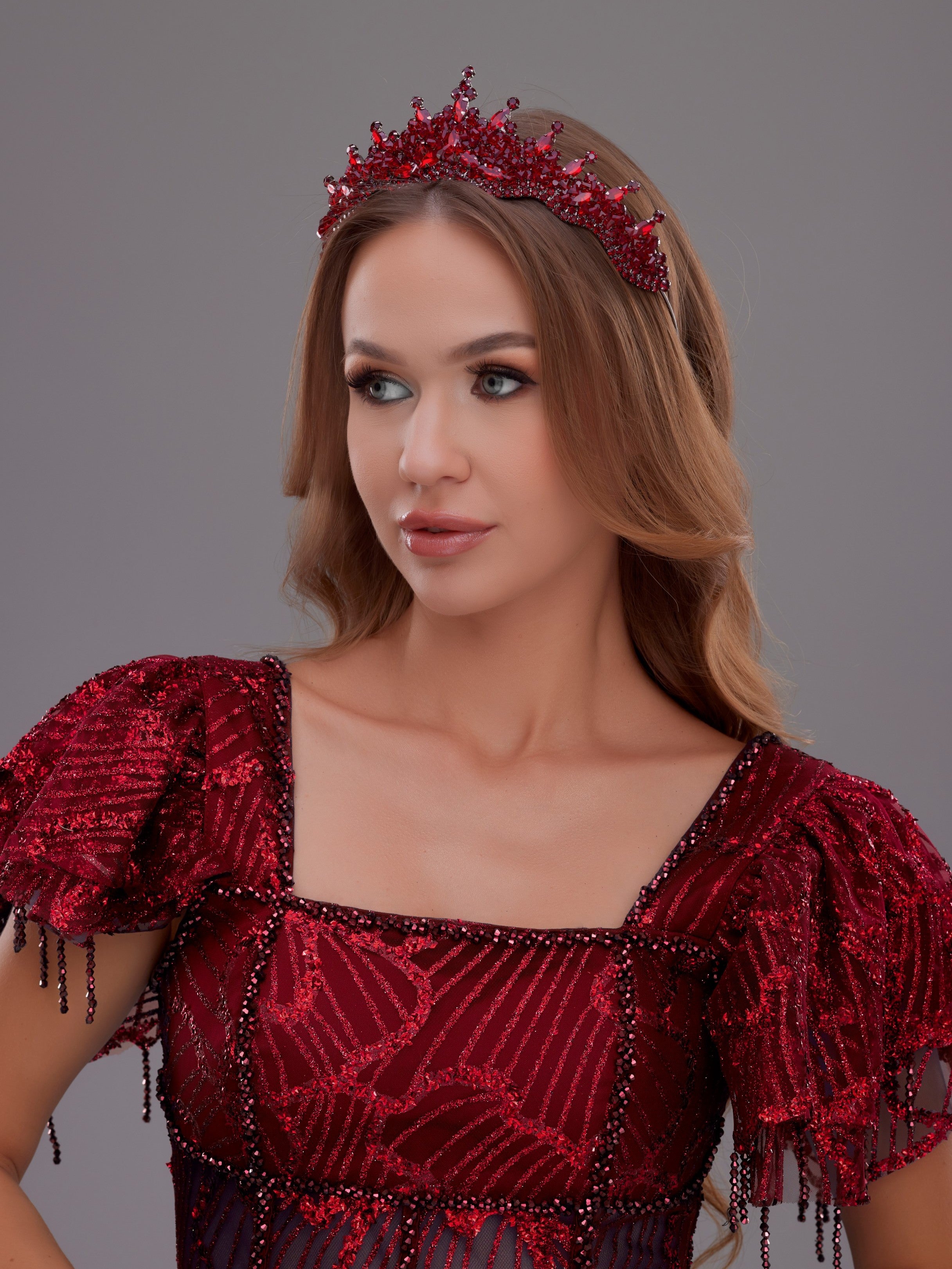 Sparkling Crystal Princess Crown – Special Design with Color Options